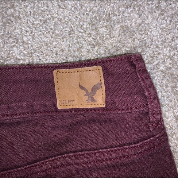 American Eagle Stretch Purple Ripped Jean shorts size 4 - Picture 10 of 10